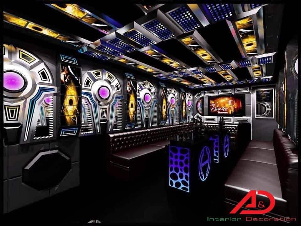 Mẫu thiết kế nội thất phòng karaoke đẹp