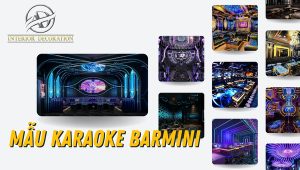 30+ Mẫu thiết kế phòng karaoke bar mini 2in1