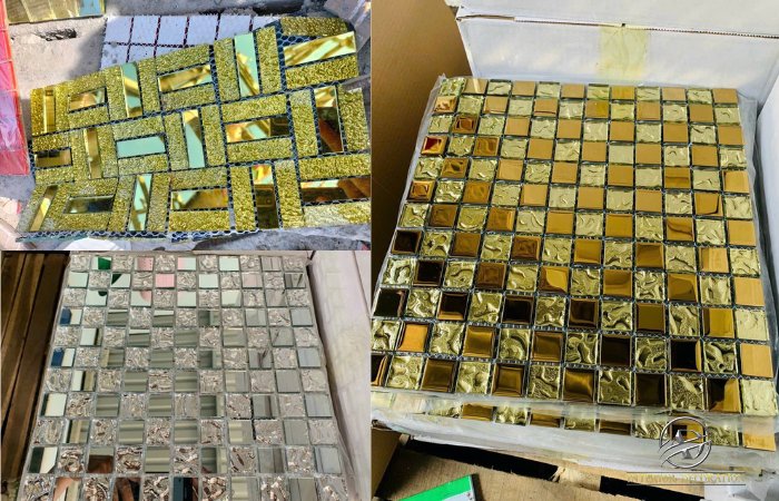 Gạch mosaic thuỷ tinh 1 gạch mosaic thuỷ tinh