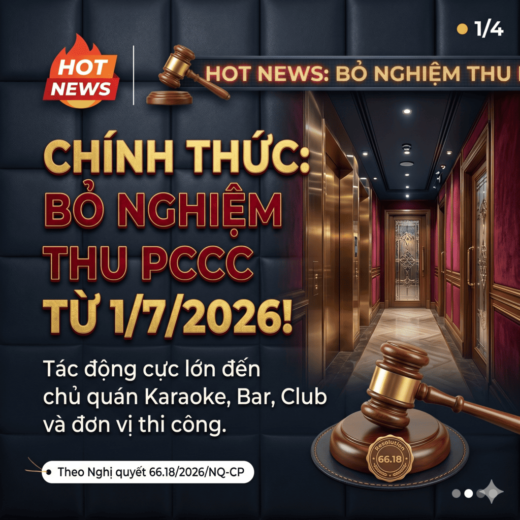 Thủ Tục Cấp Phép PCCC Quán Karaoke 2026: Hướng Dẫn A–Z Đầy Đủ Nhất 4 Pccc Quan Karaoke 2026